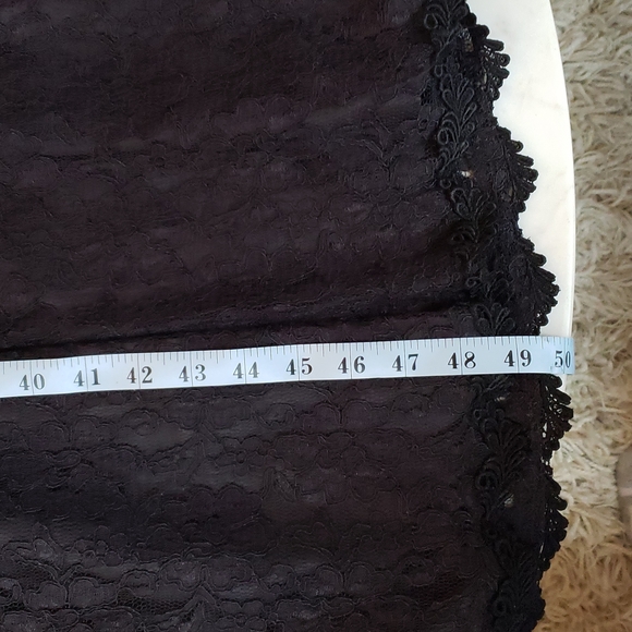 Liz Claiborne petite collection black lace halter midi dress size 8P - Picture 7 of 17